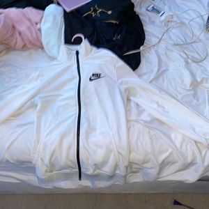 white nike jacket